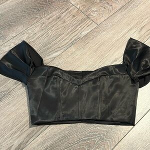 Meshki Black Corset Top